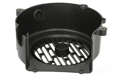 haube: Crno plastično kućište, verovatno namenjeno za motor ili ventilator — 1