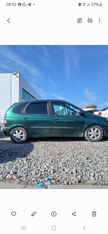 машына матиз: Renault Megane: 2000 г., 1.6 л, Автомат, Газ, Вэн/Минивэн