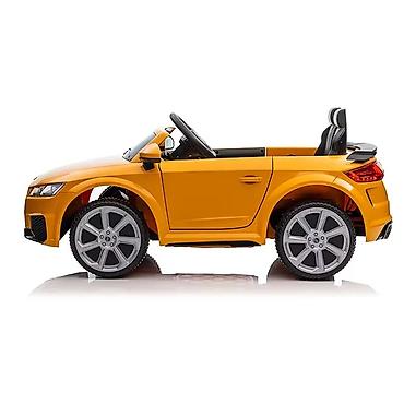 bluetooth mikrofon za decu: Audi TT RS – licencirani dečiji automobil na akumulator, žuti Šifra — 1