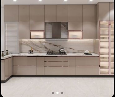 Sifarişlə mətbəx mebeli: Sifarişlə mətbəx dəsti, Özü çəkən petlələr, Mat laminat, Kredit var, Pulsuz çatdırılma, Rayonlara çatdırılma — 12