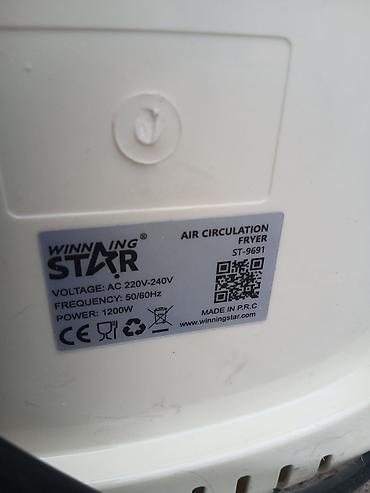 winning: Аэрофритюрница Winning Star ST-9691 - Тип: Air Circulation Fryer — 3