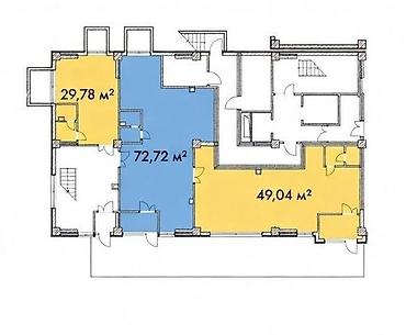 Продажа помещений свободного назначения: Продам комм.пом 172м2,Асанбай, 323т$ ЖК Art City, выход на ул — 2