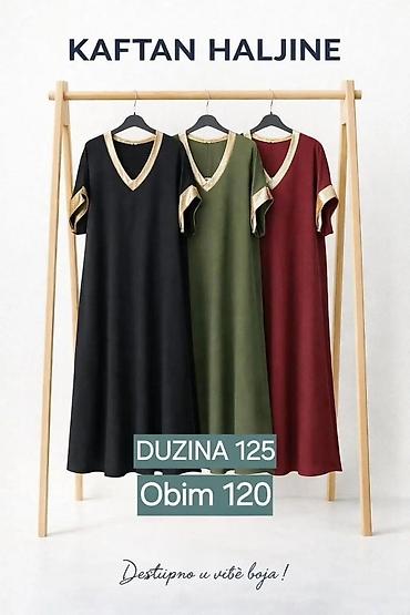 minduse za devojcice: Kaftan haljine – elegantan i udoban kroj sa V-izrezom i dekorativnim — 1