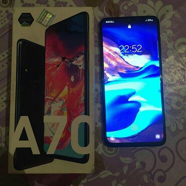 a70 v Azərbaycan | Samsung: Samsung A70 | 128 GB, rəng - Qara, | Barmaq izi