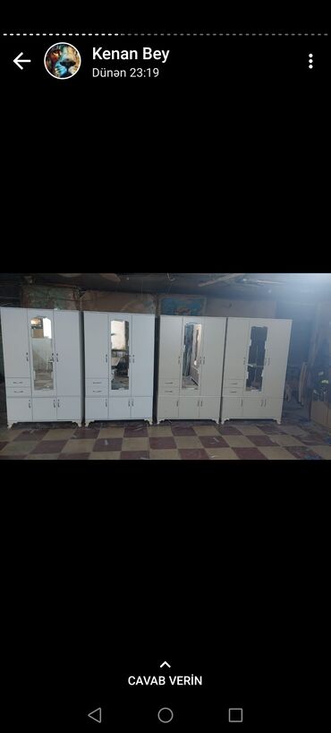 Dolablar: Yeni, Kupe, 3 qapılı Düz dolab, Dolab-asılqan, Azərbaycan — 29