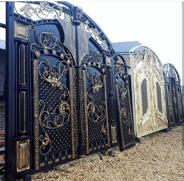 Həyət darvazaları: Metal EN MMC olaraq istədiyiniz forma və ölçüde demir işlerinin — 2