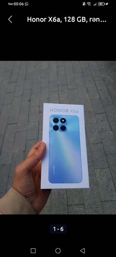 fly телефон компьютер: Honor 6A, 128 GB, rəng - Göy, Sensor