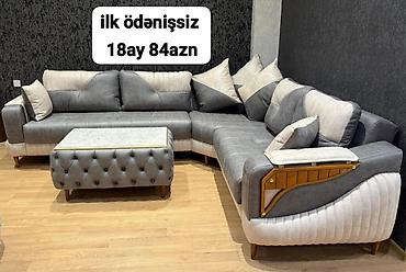 Divanlar: Künc divan kolleksiyası - Müasir dizaynlı L-şəkilli künc divanlar - — 27