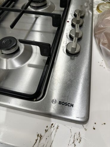 silverline qaz plitesi: Plitə Bosch, Qazlı, Quraşdırılan, 3 gözlü, İşlənmiş