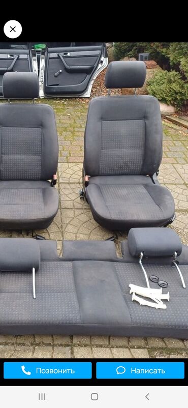 купить сиденья на микроавтобус: Заднее сиденье, Велюр, Audi 1996 г., Б/у, Оригинал