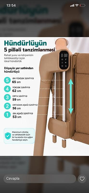 bortik desti: Oğlan və qız üçün, Yeni, Dördbucaq, Beşik, Dəstsiz, Matras ilə, Yellənmə mexanizmi ilə — 1