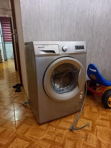 Məişət texnikası: Paltaryuyan maşın Sharp, 6 kq, İşlənmiş, Avtomat, Kredit yoxdur, Ünvandan götürmə — 2