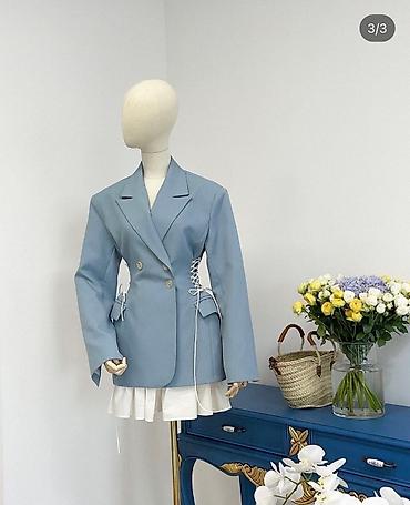Сырт кийим: Невероятно стильное пальто от Bonnitto collection с элементом ( — 6