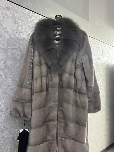 Шубы: Шуба, Норка, По колено, L — 2