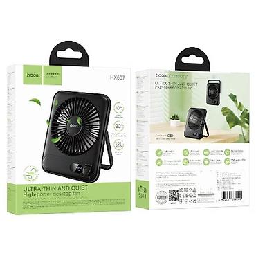 wi fi modem: Hoco HX607 masaüstü ventilyator - Ultra-nazik və səssiz dizayn - — 1