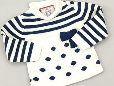 srebrny sweterek dla dziewczynki: Sweater, 12-18 months, condition - Very good