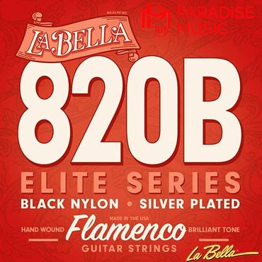bas gitara: LA BELLA flamenko gitara üçen simlər. Simli alətlər üçün Amerika