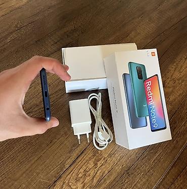 note 50 pro: Redmi Note 9, 64 GB, rəng - Göy, Barmaq izi, İki sim kartlı, Face ID — 5