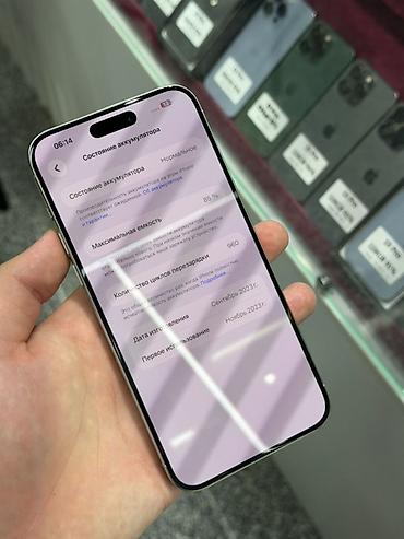 iphone 18 pro: IPhone 15 Pro Max, Б/у, 256 ГБ, White Titanium, Защитное стекло, Чехол, Кабель, В рассрочку, 85 % — 6