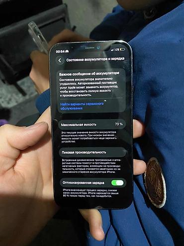 Apple iPhone: IPhone 12 Pro, Б/у, 128 ГБ, Серебристый, Чехол, 73 % — 2