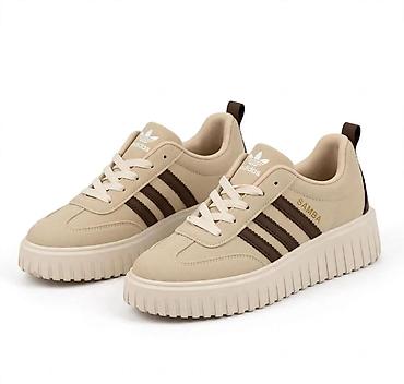 donna line: Patike Adidas Samba – bež/braon - Model: Adidas Samba (oznaka “SAMBA” — 1