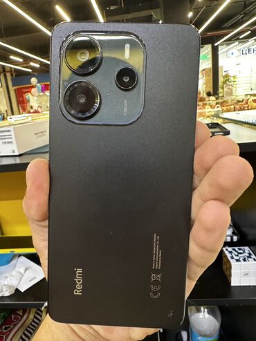 пошиф чехлов: Redmi, Redmi Note 14, Колдонулган, 256 ГБ, түсү - Кара, 2 SIM