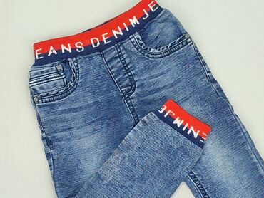 custom jeans: Spodnie jeansowe, 1.5-2 lat, 92, stan - Bardzo dobry