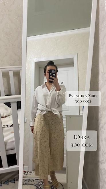 брюки лосины с: Юбка, Модель юбки: Прямая, Миди — 3