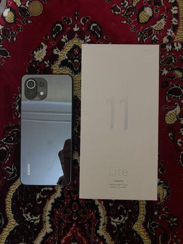 redmi mi 11 t: Xiaomi Mi 11 Lite, 128 GB, rəng - Qara, 
 Barmaq izi, İki sim kartlı, Face ID