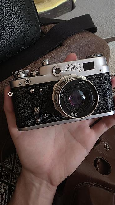 digital camera: Пленочный дальномерный фотоаппарат ФЭД-3 с объективом Индустар‑26М 52 — 1