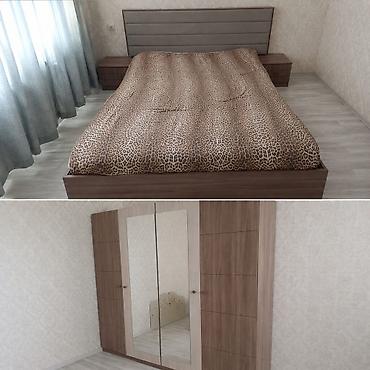 Ev üçün mebel: İkinəfərlik çarpayı, Dolab, Tumba, İşlənmiş — 1