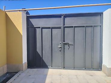 Дворовые ворота: Metal darvaza – fərqli modellər - Material: polad/metal konstruksiya — 1