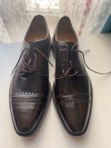 обувь из европы: Итальянские туфли, ручной работы. Размер 42. Качество отличное