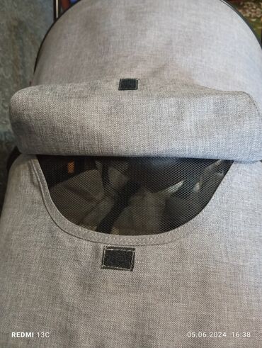 Коляски: Коляска, цвет - Серебристый, Б/у — 5