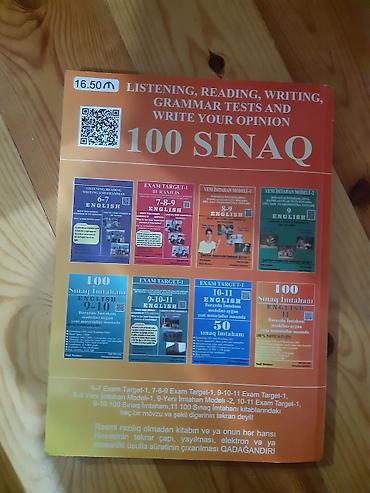 ucuz sintezator: Məhsul: 100 Sınaq İmtahanı – English 11 (First edition, QR kodlu) — 2