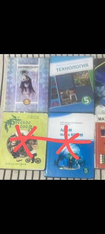 5- класстын суроттогу 2 китеби сатылат срочно!!! 2 китеп 300 сом