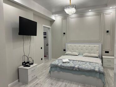 Посуточная аренда квартир: 3 комнаты, Душевая кабина, Постельное белье, Кондиционер