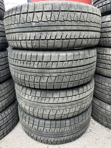 колесо r12: Шины 225 / 55 / R 17, Зима, Б/у, Комплект, Легковые, Япония, Bridgestone