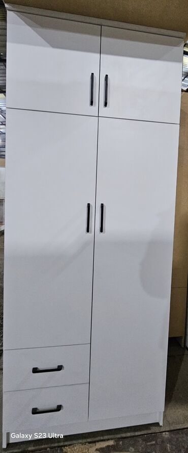 Шкафы для одежды: Шкаф для одежды, Новый, Прямой, ЛДСП — 9