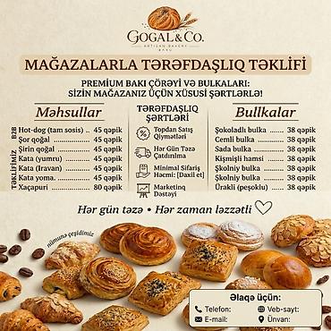 un: Təzə və ləzzətli un məmulatları — GOGAL & CO. Süfrələrinizin — 1