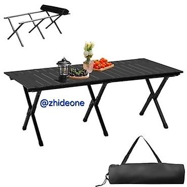 foldable table: Складной походный стол, Новый, цвет - Черный — 1