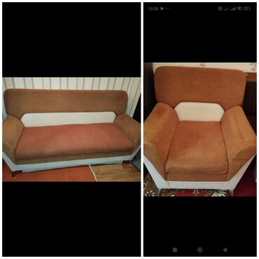 Divanlar: 1 divan, 1 kreslo tecılı 70 azn. Masazır. 9007. Nig1
