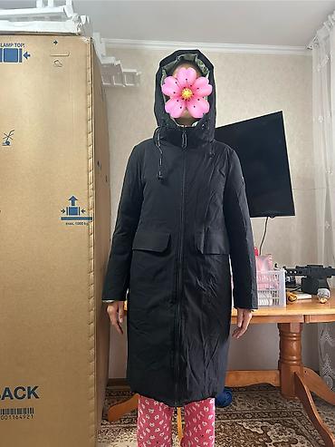 куртку женские: Пуховик, Длинная модель, Двусторонняя модель, С капюшоном, M — 1