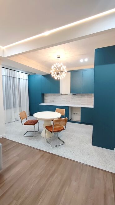 ак ордо жер уй: 2 комнаты, 80 м², Элитка, 3 этаж, Дизайнерский ремонт