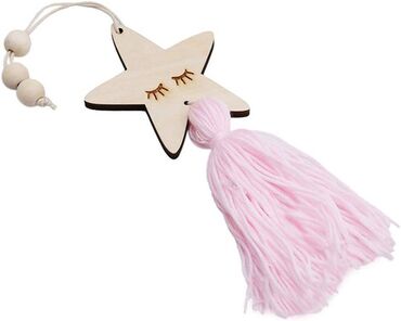 кольца для штор: Подвеска декоративная "Звёздочка" с кисточкой Нежная декоративная