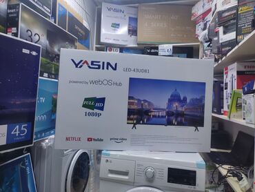 телевизор 43: Акция Телевизор Yasin 43 UD81 webos magic пульт smart Android Yasin