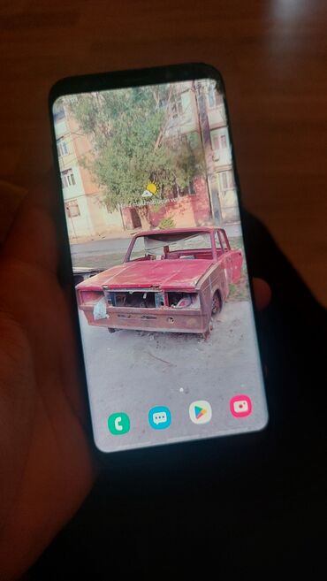 Samsung: Samsung Galaxy S8 Plus, 64 GB, rəng - Qara, Qırıq, Sensor, Barmaq izi