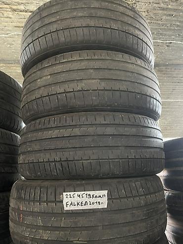 225 45 r19: Шины 225 / 45 / R 19, Лето, Б/у, Комплект, Легковые, Falken — 1