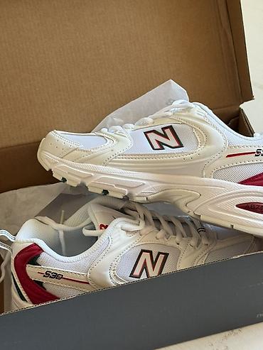 кышкы кийимдер: Эркектердин кроссовкасы, 37, New Balance, Жаңы, түсү - Ак — 1