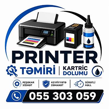 canon 3010 printer: Katric dolumu və printer təmiri Bütün növ printerlərin katric dolumu — 7